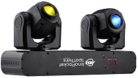 American DJ Inno Pocket Spot Twins сдвоенные миниатюрные вращающиеся головы на монтажной штанге