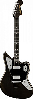 FENDER 60th ULTRA LUXE JAGUAR EB TXT электрогитара, цвет черный, кейс в комплекте