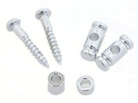 Gotoh RG15/30C  комплект из двух роликовых ритейнеров, высота опоры 2.5 и 5  мм, хром