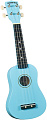 DIAMOND HEAD DU-106 LB укулеле сопрано, клен, гриф клен, чехол в комплекте, голубая