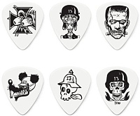 DUNLOP BL113P1.0 Frank Kozik Series 2 Набор медиаторов с оригинальной графикой 1 мм (6 шт)