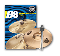 SABIAN B8 PACK SPLASH N STACKER - набор тарелок (10" B8  Splash, Double-hinged cymbal stacker, стойка-клемп под тарелку)
