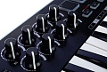 SAMSON Graphite M25 Mini  USB MIDI-клавиатура, 25 чувствительных к скорости нажатия клавиш, 4 триггерных пэда, назначаемые энкодеры и кнопки. Совместимость с iPad/PC/Mac. Вес 0,65 кг