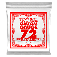 Ernie Ball 1172 струна для электрогитары. Сталь, калибр .072