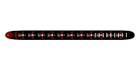 Perri's P25VK-1391 Кожаный ремень для гитары, череп на гитаре с крыльями