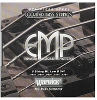 Warwick 38300ML5B  струны для 5-струнного баса 40-130, EMP coated, сталь