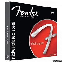 FENDER STRINGS NEW SUPER 250R NPS BALL END 10-46, струны для электрогитары, стальные с никелевым покрытием