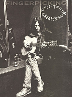 HL00700134 - NEIL YOUNG GREATEST HITS FINGERPICKING GUITAR SERIES WITH TAB BOOK