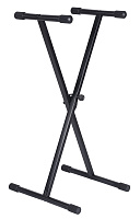 ROXTONE KS011 black крестообразная стойка для клавишных, высота 66-95 см