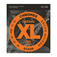 D'ADDARIO ECG26 Medium, 13-56 Струны для электрогитары, Medium, 13-56