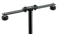 K&M 23510-300-55  двойной микрофонный держатель для 2-х микрофонов, поворотный