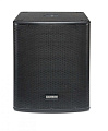 SAMSON Auro D1500 активный сабвуфер, встроенный DSP, 1x15", усилитель (класс D) 1000 Вт, 40-200 Гц, вес 24.4 кг, размеры  450x500x530 мм. Корпус фанера