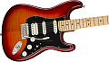 FENDER PLAYER STRT HSS PLSTP MN ACB Электрогитара, цвет вишневый санберст