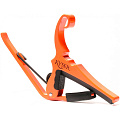 KYSER KG6NOA каподастр для акустической гитары, серия Neon, цвет неоновый оранжевый