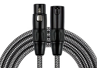 Kirlin MWC-270 8M BKA кабель микрофонный, XLR - XLR, длина 8 метров, оболочка тканая