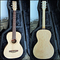 Norman EXPEDITION PARLOR ISYST Natural SG+Кейс электроакустическая гитара Dreadnought, чёрный