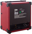 Laney LX10 RED гитарный комбо 10 Вт, динамик 5", одноканальный с 2-полосным эквалайзером и дисторшном, CD/MP3 вход, выход на наушники, размеры 314х289х176 мм, вес 3,2 кг, цвет красный