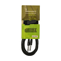 NordFolk NGC100/3 кабель 6.3 мм Jack mono - 6.3 мм Jack mono, диаметр 6 мм, длина 3 метра