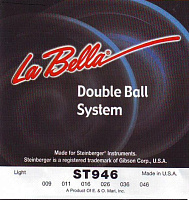 LA BELLA ST946L струны Light (009-011-016-026w-036-046), сталь, резьбовые Ball-ends, серии Steinberger