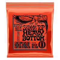 Ernie Ball 2215 струны для электрогитары Nickel Wound Skinny Top Heavy Bottom, 10-13-17-30-42-52