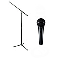 SHURE PGA58BTS кардиоидный вокальный микрофон c выключателем, с кабелем XLR -XLR+ стойка-журавль