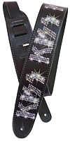 PLANET WAVES 25LK02 гитарный ремень, кожа, серия KISS Strap Collection, рисунок Rhinestone