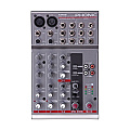 Phonic AM 85 Микшерный пульт 6-канальный, 2 моно входа, 2 стерео, 3-полосный эквалайзер на каждом канале