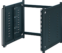 Proel KR10AD Расширение для рэковой стойки KR10BASE: 19", 10U, высота:480мм, боковины с поддержкой юнитов, макс. нагрузка 40кг, цвет: серый