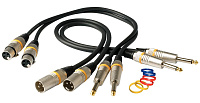 Rockcable RCL30383 D6 F  Кабель XLR(F)-джек 1/4, 3 метра.