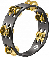MEINL CTA2B-BK  тамбурин 8" (профессиональный), джинглы - латунь, корпус - дерево, цвет - черный