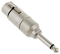 Neutrik NA2FP адаптер-переходник, XLR-мама - 6.3 мм моно джек