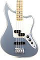 FENDER PLAYER JAGUAR® BASS, MAPLE FINGERBOARD, SILVER 4-струнная бас-гитара, цвет серый