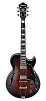 Ibanez AG95QA-DBS полуакустическая гитара
