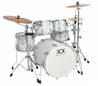 DRUMCRAFT Series 7 Progressive Maple Liguid Chrome/Satin Chrome HW Барабанная установка, клен