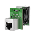 ROXTONE RE8FD5 Разъем RJ45 панельный, гнездо, тип-D, розетки соответствуют CAT5e стандарту TIA / EIA 568-C.2 и ISO / IEC1 1801, возможность использования  разъема RJ45 и разъема RJ45 типа XLR