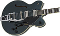 GRETSCH G2622T STRML CB DC GNMTL полуакустическая электрогитара, цвет зеленый металлик