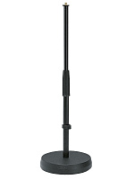 K&M 23300-300-55  микрофонная стойка, складная, регулируемая по высоте 355/580мм., чугунное основание
