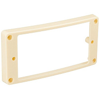 Hosco H-MR-1RI рамка для бриджевого хамбакера, flat top & curved bottom, ivory, пластик