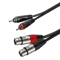 ROXTONE RACC170/6 Аудиокабель 2 x RCA - 2 x XLR мама, длина 6 метров