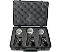 Samson Q6 3 Pack комплект из трех микрофонов Samson Q6 в кейсе для переноски и хранения