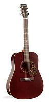 Norman PROTEGE B18 PRESYS Burgundy+Кейс электроакустическая гитара Dreadnought, цвет - красный