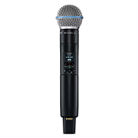 SHURE SLXD2/B58 H56 ручной передатчик серии SLX-D с капсюлем BETA58A, 518-562 МГц