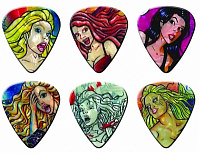 CLAYTON VIX/12  набор медиаторов - Vixens, Medium, acetal, рисунок