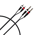 ROCKDALE DC005-5M компонентный кабель, 5 метров, разъемы 2 Mono Jack Male - 2 RCA Male (тюльпаны)