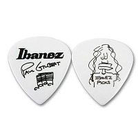 IBANEZ 1000PGWH PAUL GILBERT PICK медиатор средний именной Paul Gilbert, цвет белый, толщина 0.56