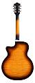 GUILD F-250CE Deluxe Maple ATB электроакустическая гитара формы джамбо с вырезом, топ - массив ели, корпус - огненный клён