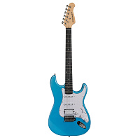 ROCKDALE Stars HSS Blue Metallic электрогитара, цвет синий металлик