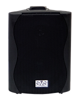 SVS Audiotechnik WS-30 Black Громкоговоритель настенный, 30 Вт, цвет черный