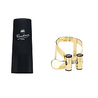 Vandoren LC61GP лигатура для кларнета Bb, MIO, золотая с пластиковым колпачком