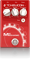 TC HELICON MIC MECHANIC 2 напольная вокальная педаль эффектов: питч-корректор, дилей, ревербератор